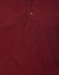 Men's Maroon Cotton Solid Polos-thumb3