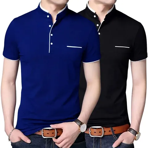 GulGuli Stylish and Handsome T Shirt for Men (Pack of 2)