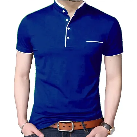 Trendy Polycotton Tees For Men 