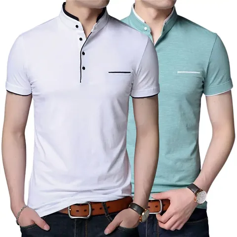 Trendy Cotton Tees For Men 