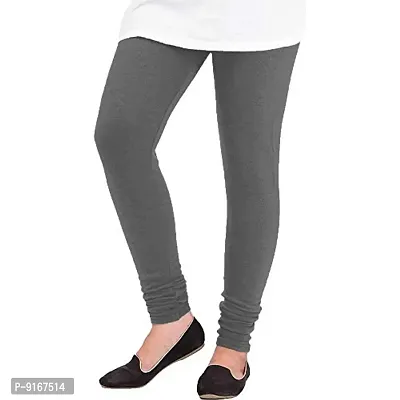 Elegant Woolen Solid Leggings For Women- Pack Of 3,Dark Grey, Sky Blue, Red-thumb2