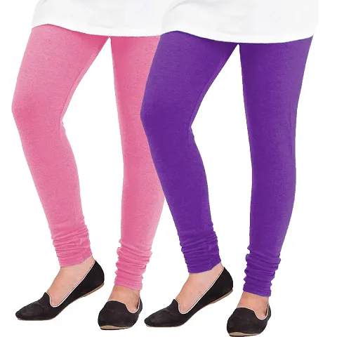 Women Winter Woolen Warm Leggings Pack of 2