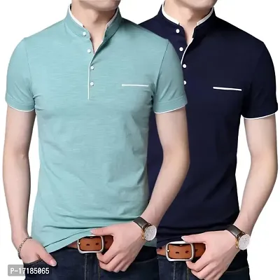 GulGuli Stylish and Handsome T Shirt for Men (Pack of 2)-thumb0