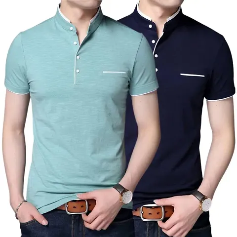 GulGuli Stylish and Handsome T Shirt for Men (Pack of 2)