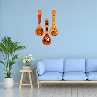 Artvibes Madhubani Art Wooden Wall Hanger for Home | Office | Living Room | Gift | Modern Decoration Items | Kitchen Wall Decor | Home Decor-thumb2