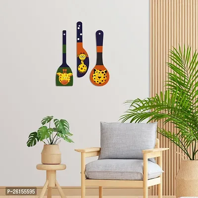 Artvibes Madhubani Art Wooden Wall Hanger for Home | Office | Living Room | Gift | Modern Decoration Items | Kitchen Wall Decor | Home Decor-thumb4