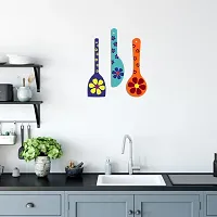 Artvibes Madhubani Art Wooden Wall Hanger for Home | Office | Living Room | Gift | Modern Decoration Items | Kitchen Wall Decor | Home Decor-thumb2