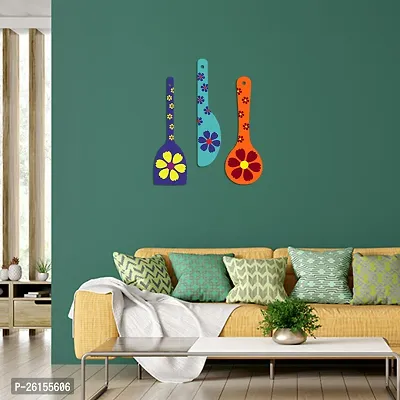 Artvibes Madhubani Art Wooden Wall Hanger for Home | Office | Living Room | Gift | Modern Decoration Items | Kitchen Wall Decor | Home Decor-thumb5