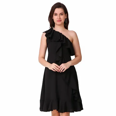 ModeMe Women Mini Fit and Flare Dress