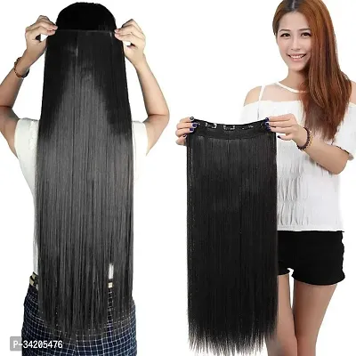 Ashkash 5 Clip Synthetic Straight Hair Extension