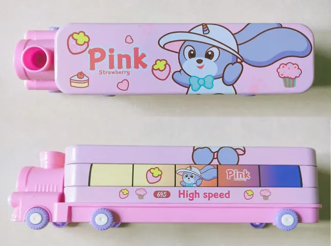 Pencil Box in Bus Shaped For Kids