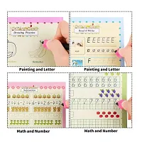 Magic Practice Copybook Number Tracing Book for Pre-schoolers 4 Book 10 Refile And Writing pad Tablet Tab with Pen Electronic LCD Kids Tablet 8.5 Inch(MB and DS)-thumb1