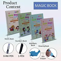 Magic Practice Copybook Number Tracing Book for Pre-schoolers 4 Book 10 Refile And Writing pad Tablet Tab with Pen Electronic LCD Kids Tablet 8.5 Inch(MB and DS)-thumb4