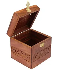 Handmade Wooden Money Box with Lock-thumb3