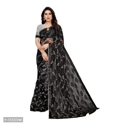 Stylish Fancy Litchi Silk Saree With Blouse Piece For Women