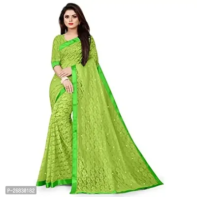 Beautiful Art Silk Saree with Blouse piece For Women-thumb0