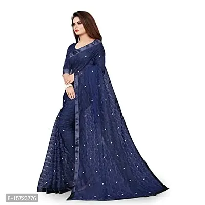 Stylish Fancy Litchi Silk Saree With Blouse Piece For Women-thumb2