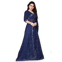 Stylish Fancy Litchi Silk Saree With Blouse Piece For Women-thumb3