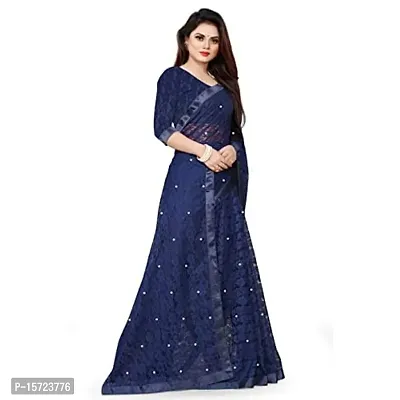 Stylish Fancy Litchi Silk Saree With Blouse Piece For Women-thumb4