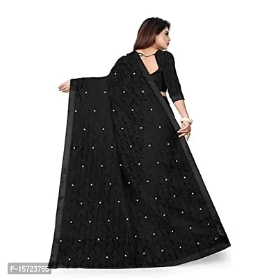 Stylish Fancy Litchi Silk Saree With Blouse Piece For Women-thumb3