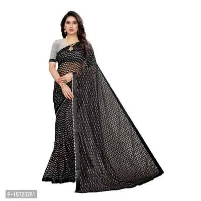 Stylish Fancy Litchi Silk Saree With Blouse Piece For Women