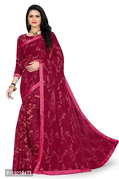 Fancy Net Saree with Blouse Piece for Women