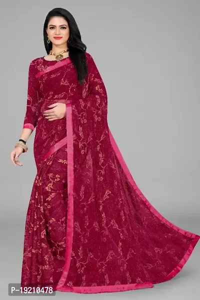 Fancy Net Saree with Blouse Piece for Women