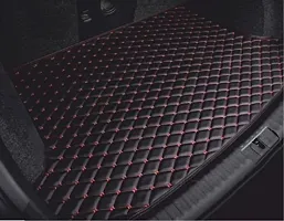 Maruti Suzuki Grand Vitara 2022 Custom Fitted Car TrunkBoot matDicky Base Mat Black with Red-thumb1