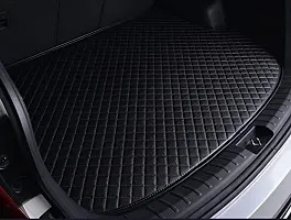 Hyundai Verna Custom Fitted Car TrunkBoot MatDicky Base Mat Black Thread-thumb2