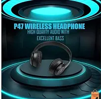 P47 Bluetooth Over Ear Headphones Wireless with Mic(multicouler)-thumb2