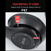 P47 Foldable Wireless  Sports Headphone with Mic and Volume Button Bluetooth Headset-thumb4