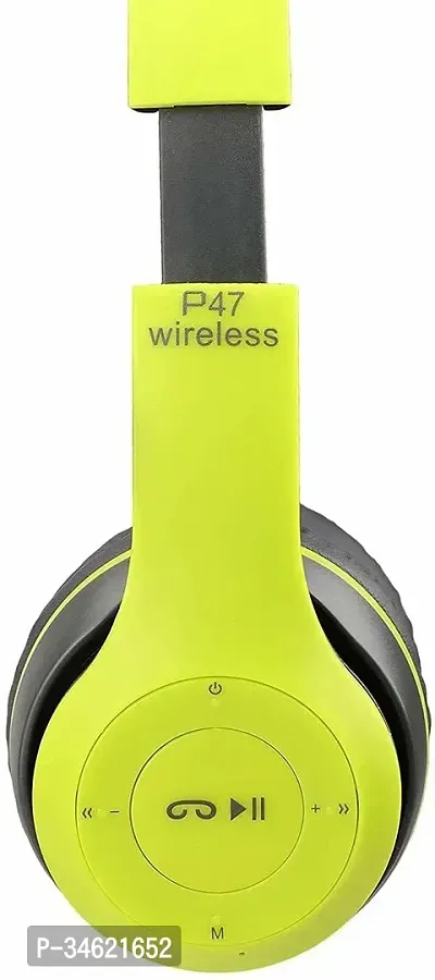 P47 Foldable Wireless  Sports Headphone with Mic and Volume Button Bluetooth Headset-thumb0