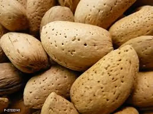 Premium Raw Kashmiri Almonds  Pouch Pack