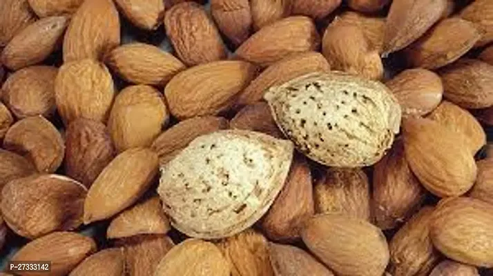 Premium Raw Kashmiri Almonds  Pouch Pack