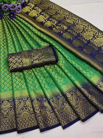 Stylish Art Silk Banarasi Silk Jacquard Saree with Blouse piece For Women