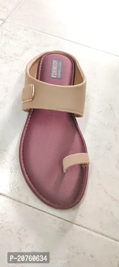 Elegant Maroon Synthetic  Sandals For Women-thumb0