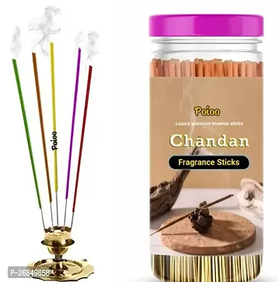 Golden Perfumery Chandan Kesar Incense Sticks Agarbatti For Pooja With Box (240 Units)