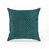 candyhut velvet cushion cover (green pack of 5)-thumb1