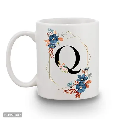 Fancy Rakhi Combo Q Alphabet Word Text Printed Coffee Mug Roli Tikka Pack Gift Rakhi Combo for Brother-thumb3