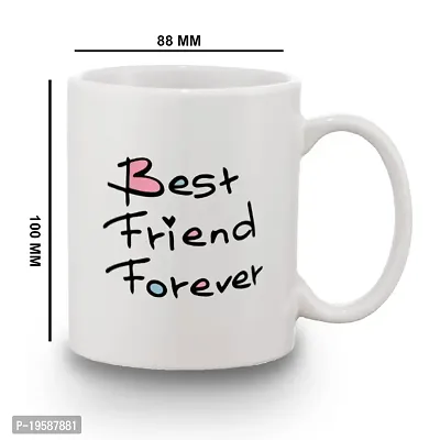 Designer Rakhi Best Friend Forever Printed Coffee Mug 350ml (1 Roli Tikka Pack ) Best Rakhi Combo-thumb4