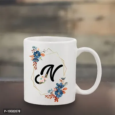 Fancy Rakhi Combo N Alphabet Word Text Printed Coffee Mug Roli Tikka Pack Gift Rakhi Combo for Brother-thumb5