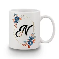 Fancy Rakhi Combo N Alphabet Word Text Printed Coffee Mug Roli Tikka Pack Gift Rakhi Combo for Brother-thumb1