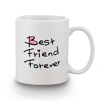 Designer Rakhi Best Friend Forever Printed Coffee Mug 350ml (1 Roli Tikka Pack ) Best Rakhi Combo-thumb1