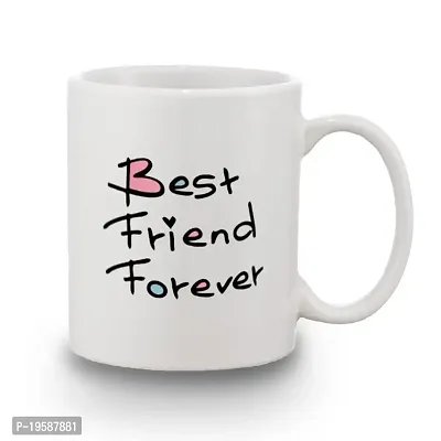 Designer Rakhi Best Friend Forever Printed Coffee Mug 350ml (1 Roli Tikka Pack ) Best Rakhi Combo-thumb2