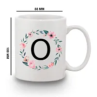 BANDHAN Designer Rakhi Colorful Floral O Alphabet Printed Coffee Mug 350 ML Roli Tikka Pack Rakhi for Brother with Gift Combo Set-thumb3