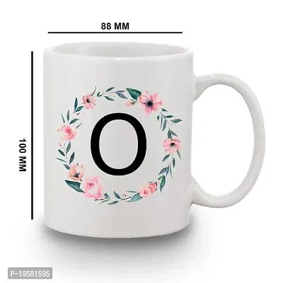 BANDHAN Designer Rakhi Colorful Floral O Alphabet Printed Coffee Mug 350 ML Roli Tikka Pack Rakhi for Brother with Gift Combo Set-thumb4