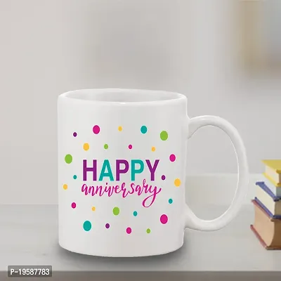 BANDHAN Happy Anniversary Ceramic Coffee Mug Best for Anniversary Gift 350ml or 11Oz-thumb4