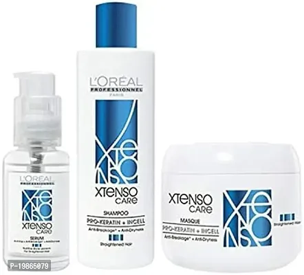 LOR'EAL XTENSO CARE SHAMPOO + CONDITIONER+ SERUM (COMBO OF 3)
