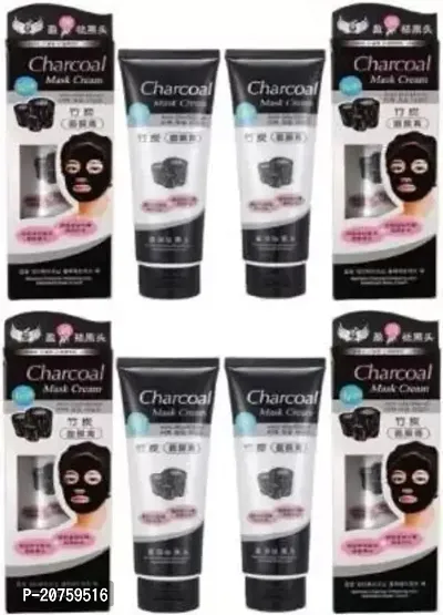 CHARCOAL PEEL OFF FACE MASK   (PACK OF 4)