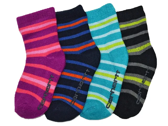 ME STORES Kids Winter socks , Thermal Socks , Warm socks ( Pack of 5 Pairs) ( 2-5 Years)